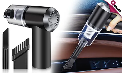 Cordless Mini Vacuum Cleaner with LED Light!